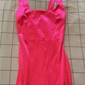 Vibrant Pink Sleeveless Dress